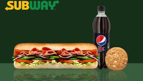 Für 2 Personen: Großes Sub nach Wahl inkl. Getränk & Cookie