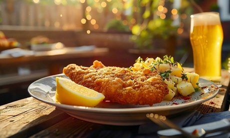 Für 4 Personen: 2-Gänge-Menü - Traditionelle deutsche Küche im Fürstenhof mit Biergarten