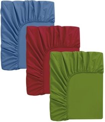 Jersey-Spannbettlaken: Doppelgröße / Rosa