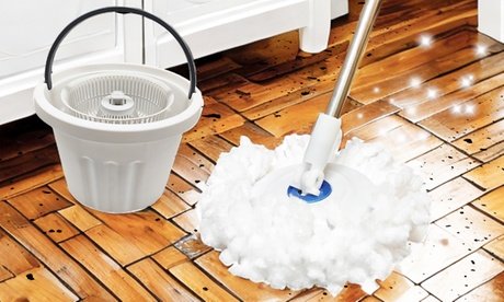 Rotierender Wischmop mit Eimer ZK862