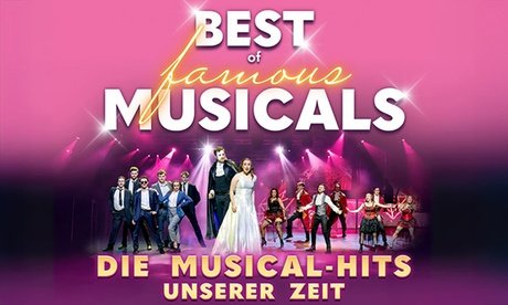 2 Tickets der PK 2 für „Best of famous Musicals“ am Mo. 23.03.26 um 20 Uhr in Ingolstadt (keine vor-Ort Einlösung)