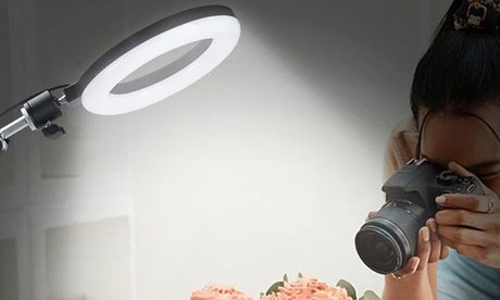 Overhead-Handyhalterung mit 6-Zoll-Ringlicht