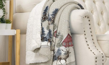 Sherpa-Decke: 200 x 230 cm / Aspen 1