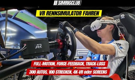 40 Min. Rennsimulator fahren für 1 Person