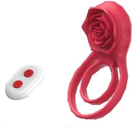 Paar-Vibrator im Rosendesign: 2