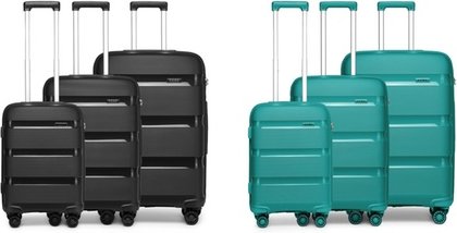 Reisekoffer: 1 / 20 Zoll / Blau-Grün