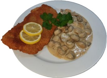 3-Gänge-Menü mit Schnitzel für 2 Personen