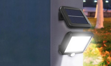 Wand-Leuchte mit 120 LEDs und Solarpanel: 1