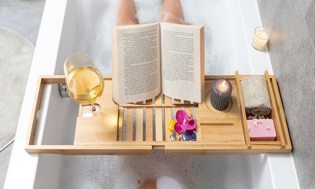 Thumbnail - Innovagoods ausziehbare Bambus-Badewannenablage