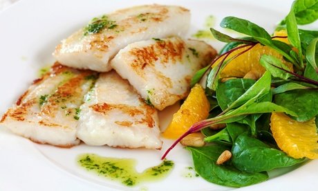 4 Personen: 3-Gänge-Menü mit Fisch-Platte