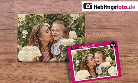 2x Foto-Puzzle Deluxe mit Schachtel mit 1000 Teilen (68 x 48 cm) (Versandkosten nicht inklusive)