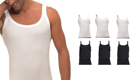 Gieffeti Underwear Herren-Tanktop: Schwarz / Gr. M