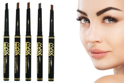 Maxdona Augenbrauenstift mit Bürste: 1 / Hellbraun