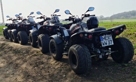 Für 2 Personen: 2 Std. Quad Schnuppertour inkl. Anweisung