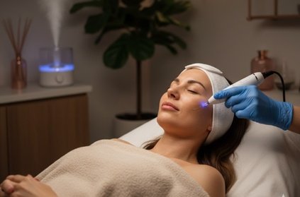 All-Inklusive-Paket: Microneedling und Premium-Gesichtsreinigung mit Wimpern färben inkl. Begrüßungsgetränk