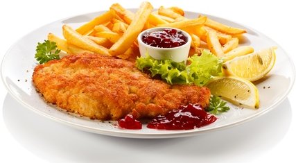 Für 4 Personen: Schnitzel nach Wahl inkl. Beilage