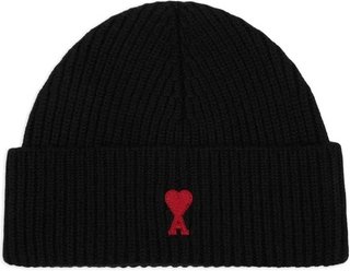 Strickmütze mit Umschlag aus 100 % Schurwolle