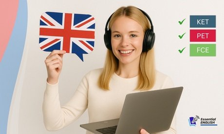120 Stunden Zugang: Online-Kurs Englisch zur Vorbereitung auf KET