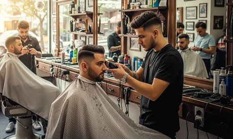 Herren: Waschen Schneiden Föhnen für 1 Person