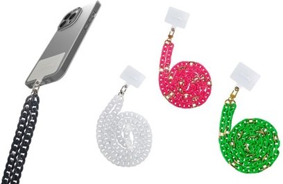 1 x Telefon Halskette: Grün