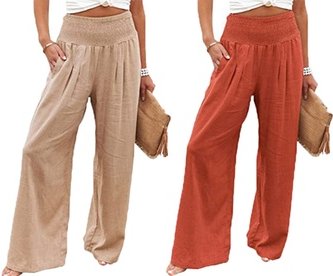 Leinenhose: 1 / Weiß / Gr. L