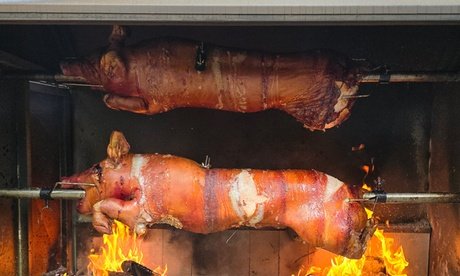 Halber Spanferkel zum Abholen für 10-12 Personen