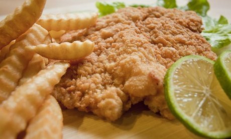 Für 1 Person: Schnitzel nach Wahl inkl. Pommes frites oder Bratkartoffel und Beilagensalat