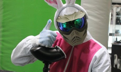 Für 4 Personen: 2 Std. Paintball Action inkl. 200 Paints