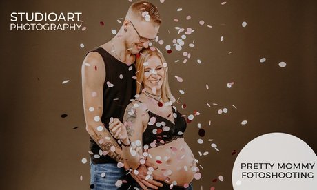 Inkl. 1 Bild als Datei: Babybauch-Fotoshooting inkl. Online-Galerie (nicht gültig im Dezember)