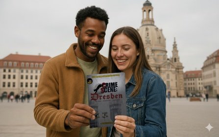 2-3 Std. Crime Scene City Tour „Romantischer Malermord“ inkl. Kriminalakte für bis zu 6 Personen (Versandkosten inkl.)