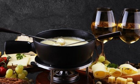 Für 4 Personen: Klassisches Fondue oder Pasta-Fondue