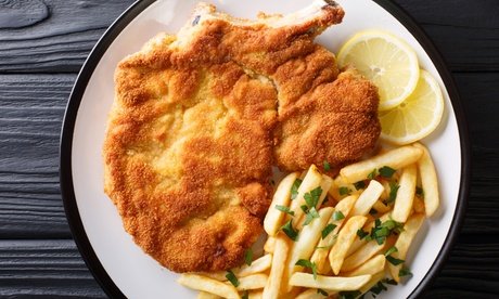 Für 1 Person: 3-Gänge-Menü mit Schnitzel