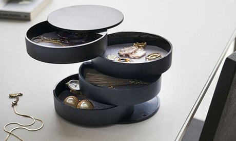 Schmuck-Organizer: Schwarz