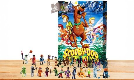 Cartoon-Figuren-Adventskalender mit 24 Türchen