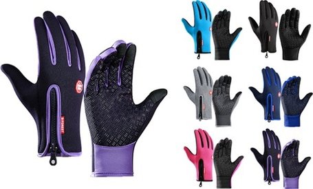 Warme Touchscreen Handschuhe: Schwarz / S / 1