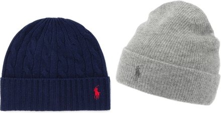 Beanie: Polo Ralph Lauren Woll-Beanie in Grau