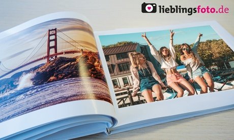 Hardcover Fotobuch im A4 Hoch- oder Quer-Format mit 60 Seiten (Versandkosten nicht inklusive)