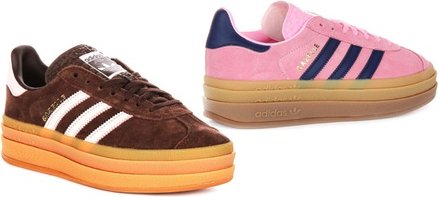 Adidas Gazelle Bold W - Moderner Retro-Sneaker für Damen: Braun Schuhgröße 39 1-3