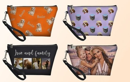 1x personalisierte Foto-Kosmetiktasche nach Wahl (Versandkosten nicht inkl.)