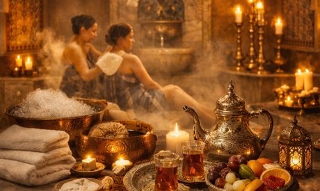 Für 1 Person: 3 Std. Besonderer Frauentag – Exklusives Hamam-Erlebnis inkl. Gesichtsmaske und Obstkorb