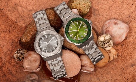 Nautis Corez Automatik-Armbanduhr: Silber