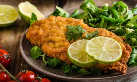 Für 2 Personen: 3-Gänge-Menü „Schnitzel Wiener Art“ mit gemischten Salat & Dessert des Hauses