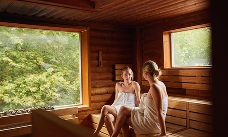 Inkl. 3-Gänge-Dinner: Tageskarte (Pool & Saunanutzung) für 2 Personen