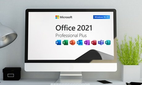 Lebenslange Lizenz für Microsoft Office 2021 Professional Plus für Windows 10 & 11 als Download