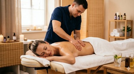 60 Min. Wellness-Öl-Massage inkl. Softdrink für 1 Person (einlösbar Mo.-Fr.)