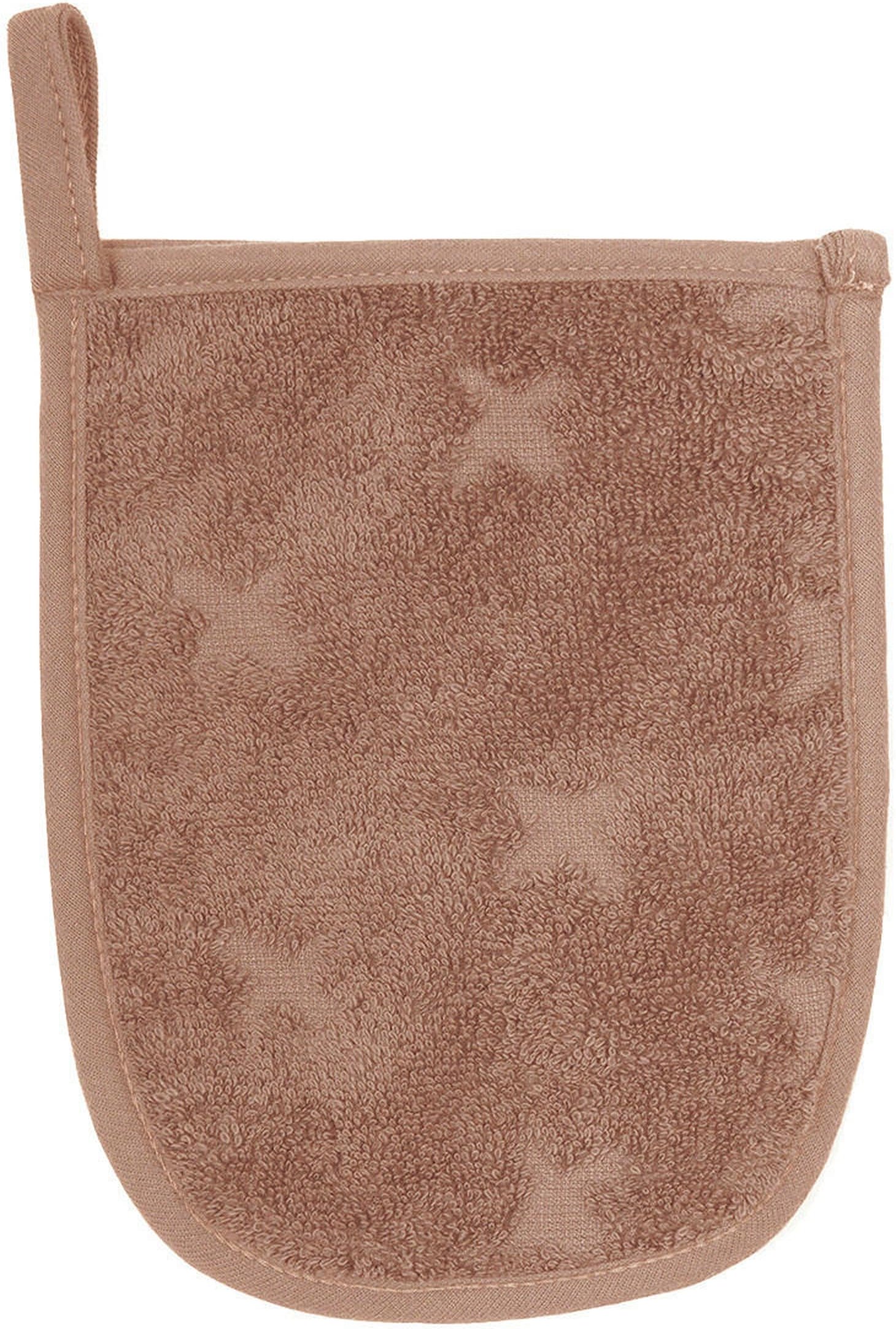 Müsli Waschhandschuh 3er-Pack braun G1