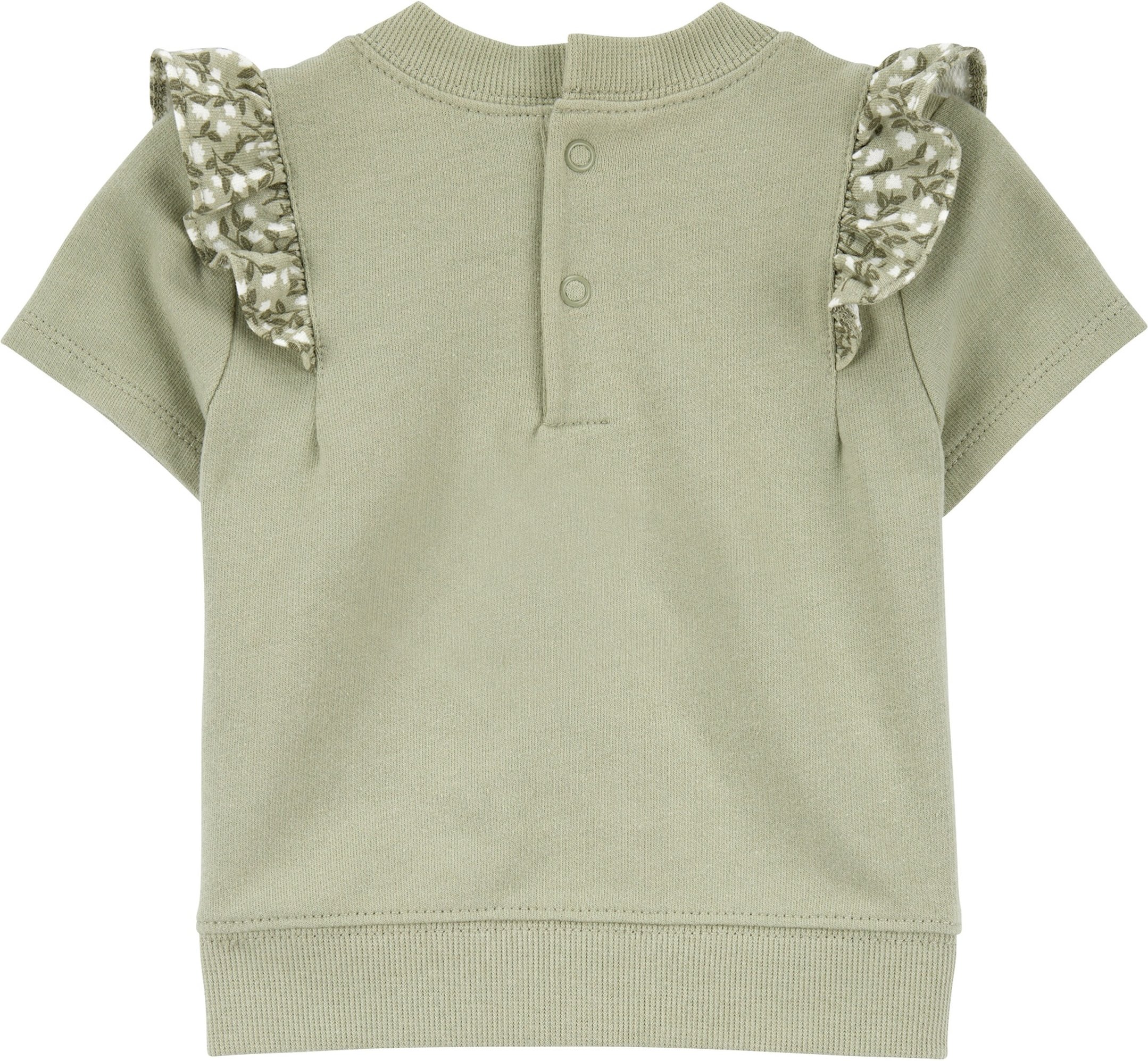 Carter's 3-tlg. Set Body kurzarm, T-Shirt und Shorts Blumen