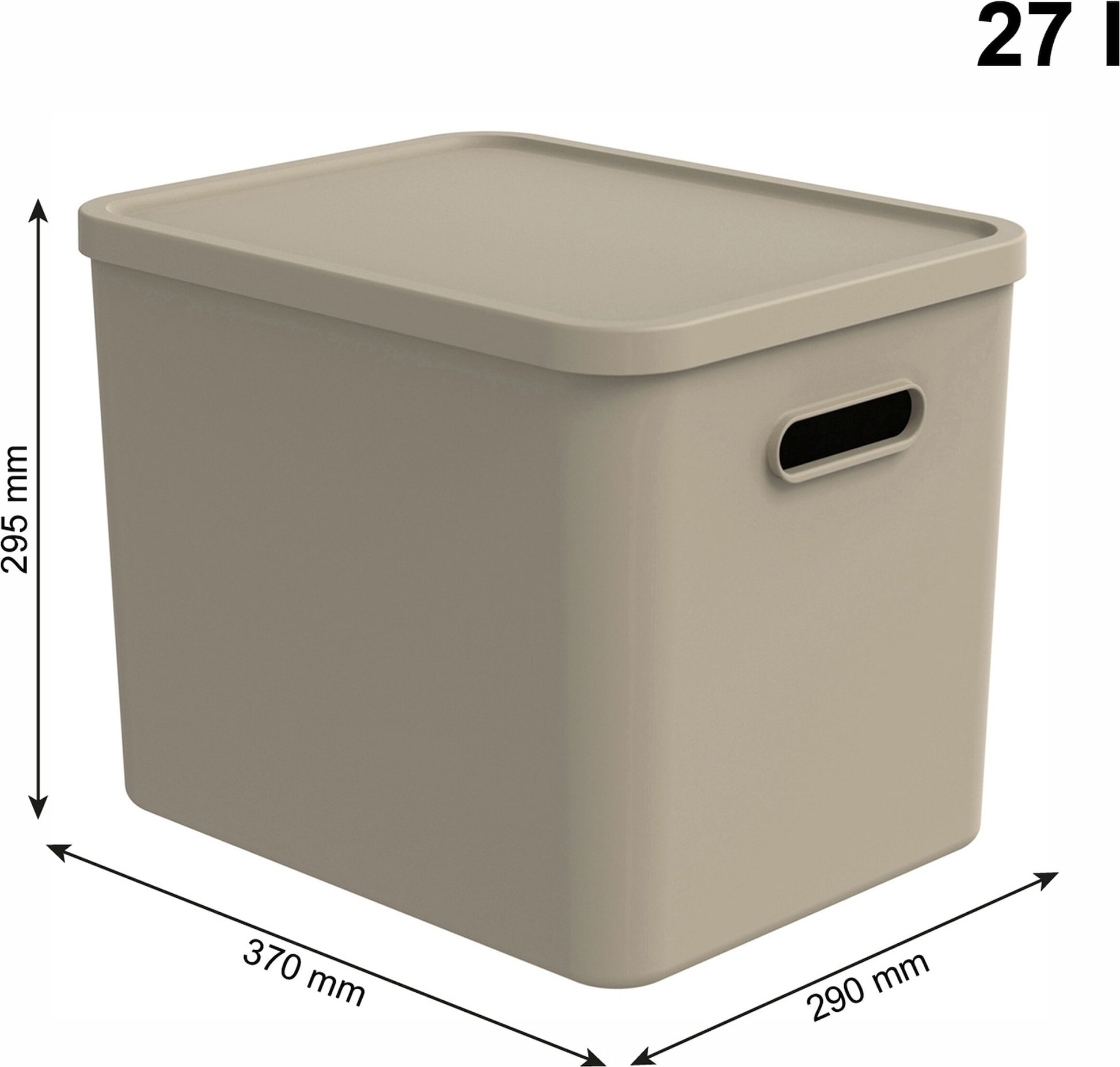 Rotho Babydesign Aufbewahrungsbox KAYO stapelbar 27 l