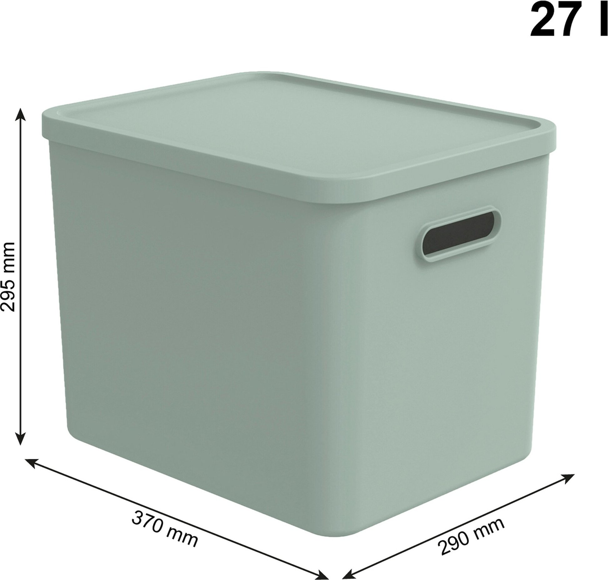 Rotho Babydesign Aufbewahrungsbox KAYO stapelbar 27 l