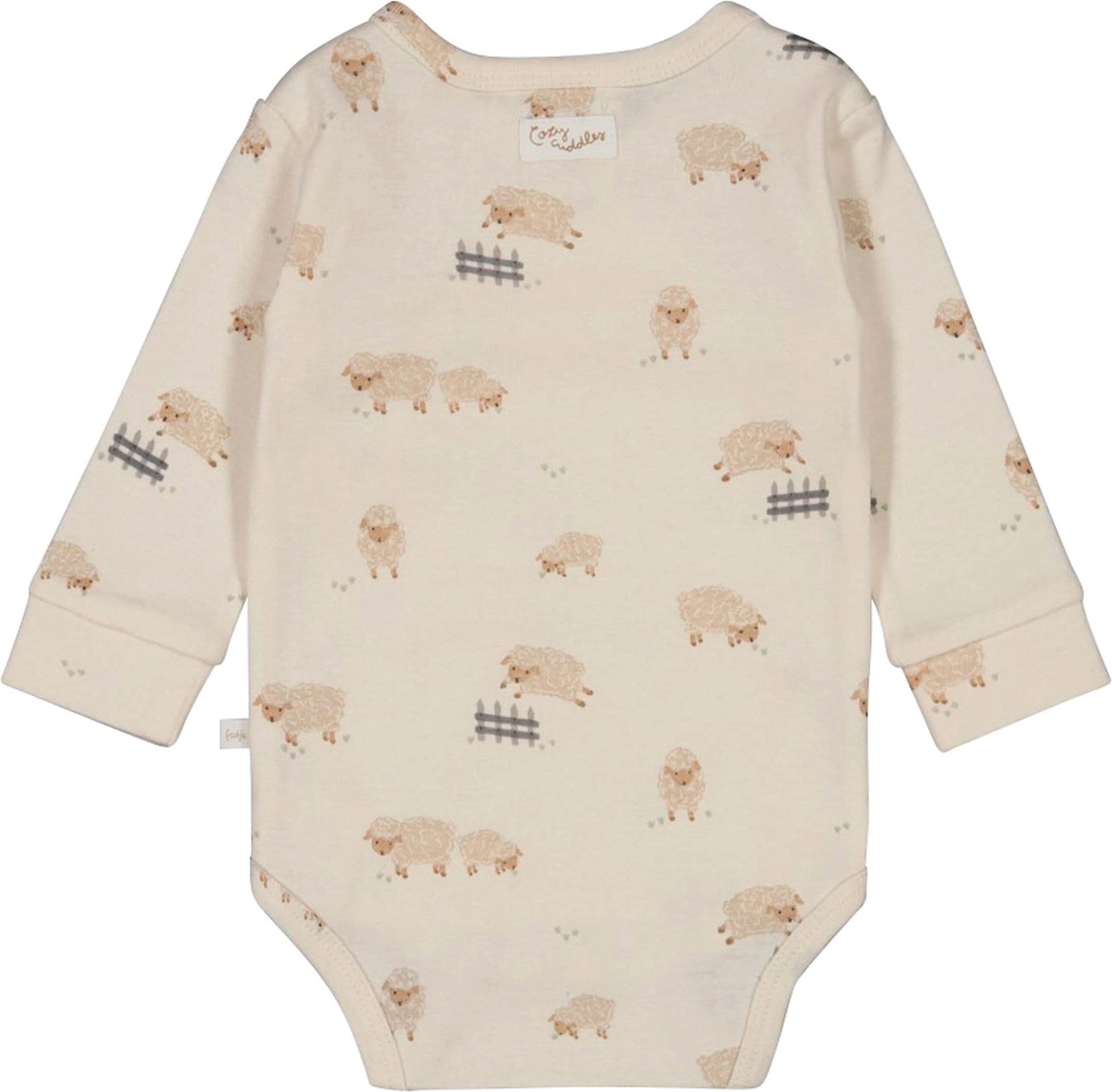 Feetje Wickelbody langarm Schafe